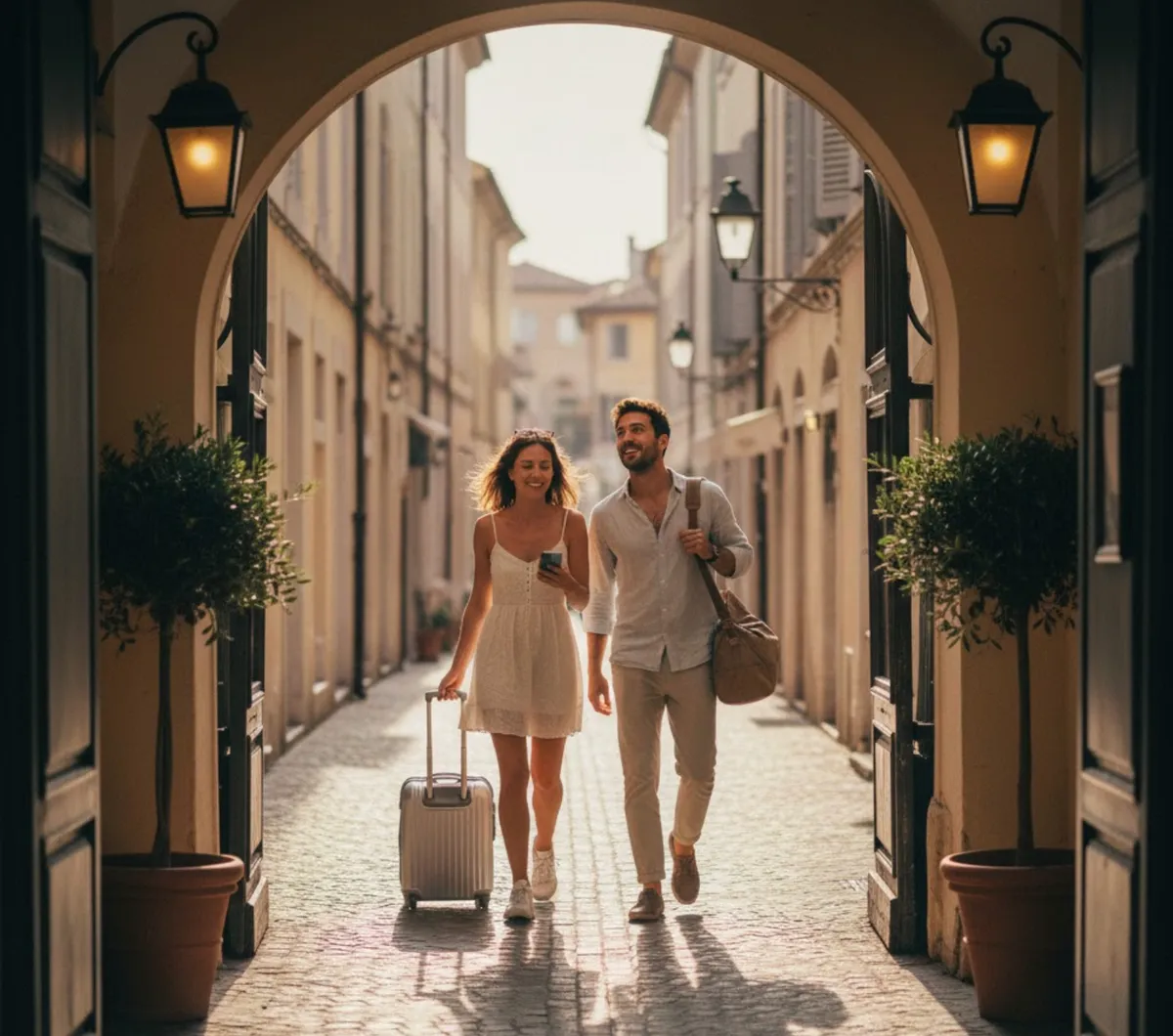 AskWhisper hotel management dashboard showing guest reservations, automated messages, and upsell overview